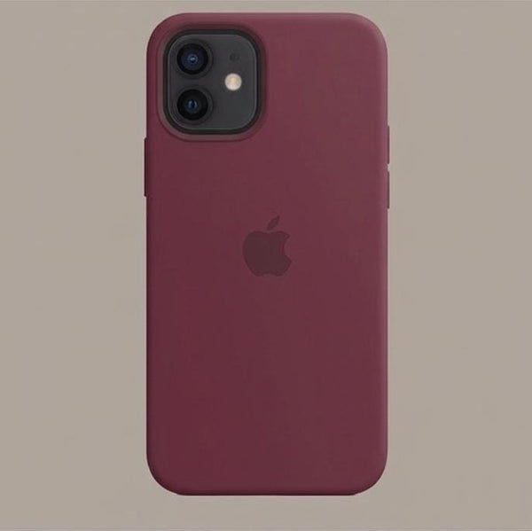📱 iPhone 12 Silicone Case (Watermelon Red) | Premium Back Cover | Stylish Protection | 100% Best Quality
