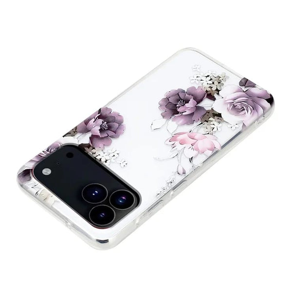 iPhone 17 Pro Max Case – Purple Peony Edition 🌸