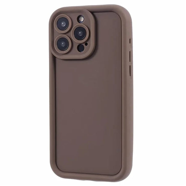 For iPhone 13 Pro Case Shockproof TPU Phone Back Cover - Brown